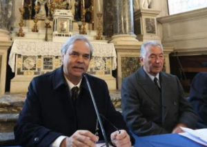 Achille Variati e Gianni Zonin in un evento Roi