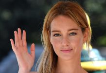 Cristiana Capotondi in visita al L.R. Vicenza (che cede De Falco) e alla città berica