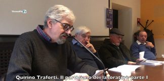 “Quirino Traforti. Il partigiano dei lavoratori”, sala piena, anche di emozioni, a Valdagno con Langella, Caneva, Coviello, Fin e Galante