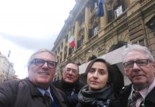 Sit-in risparmiatori pro-fondo, Miatello invita governo e parlamentari: “emergenza sociale, fuori dai palazzi!” Miatello e le associazioni risparmiatori a Roma