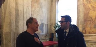 Il regista di Hollywood Michael Hoffman in sopralluogo al Teatro Olimpico