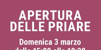 Riparte la stagione turistica con la riapertura delle Priare di Montecchio Maggiore Locandina