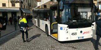Bambino di 4 anni investito dal bus in centro a Vicenza Bus Svt, foto d'archivio