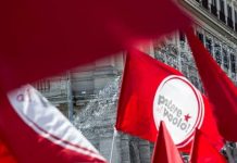 Cambiamenti climatici, “Potere al popolo!” in piazza il 23 febbraio Bandiere di Potere al popolo!