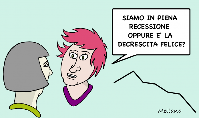 Recessione è felicità o no?, di Claudio Mellana