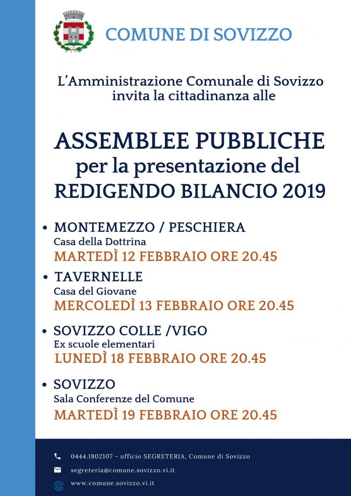 bilancio 2019 sovizzo