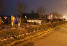 Corteo in via Martiri delle Foibe a Vicenza, 150 persone sotto la pioggia: anche Giovine e Naclerio