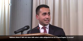 Un aiutino a Villarosa: fu Luigi Di Maio a dire “mai meno del 100%, sarebbe un’elemosina”