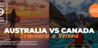 Australia o Canada? Scegli la tua destinazione! – Incontro rivolto ai giovani