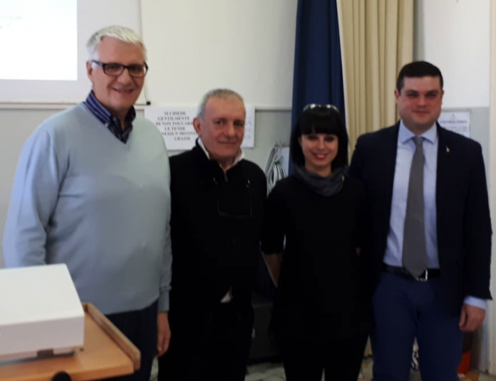 Erik Pretto con i volontari dei Club Alcologici Territoriali di Vicenza