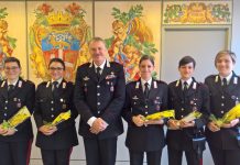 Mimose per le donne Carabiniere vicentine. Santini: “importante presenza femminile”