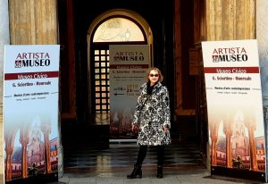Loria Orsato a Monreale per il premio Artista da Museo