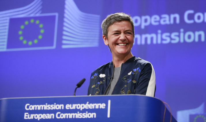 Margrethe Vestager, la commissaria UE alla concorrenza