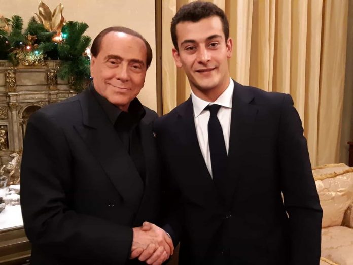 Raffaele Freda con Silvio Berlusconi