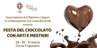 Festa del Cioccolato, dal 29 al 31 marzo in corso Fogazzaro