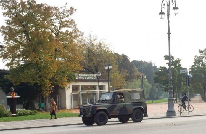 Sicurezza a Vicenza, militari a campo Marzo