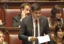Commissariato Alto Vicentino, Pretto (Lega) a sindaci Orsi e Casarotto: “compiaciuto dell’accordo” Il deputato Erik Pretto in un suo intervento