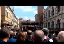 25 aprile a Vicenza: tanti applausi per la “pacificazione” di Rucco e la contro-manifestazione antagonista