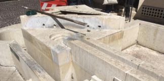 Fontana di contra’ Garibaldi, al via le operazioni preliminari all’intervento di recupero