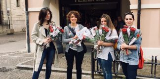 Primo Maggio, tornano le rose rosse per i lavoratori commercio: “stop schiavi del lavoro”