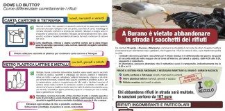 Al via da martedì 16 aprile anche a Burano e Mazzorbo la raccolta dei rifiuti porta a porta