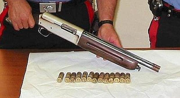 Fucile a canne mozze (foto d'archivio Polizia di Stato)