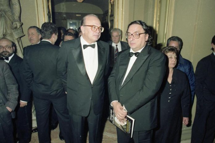 Gianni De Michelis con Bettino Craxi