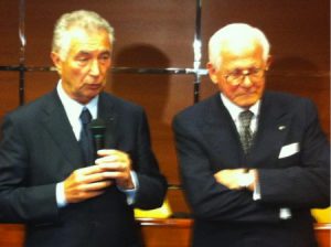 Gianni Zonin, presidente BPVi, e Andrea Monorchio, suo vice