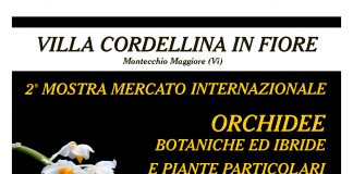 “Villa Cordellina in fiore” a Montecchio Maggiore: tre giorni dedicati alle orchidee e non solo Locandina