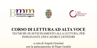 Corso di lettura ad alta voce in biblioteca a Montecchio Maggiore corso lettori 2019