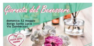 “Giornata del Benessere”, domenica 12 maggio in Borgo Santa Lucia e e via Zambeccari