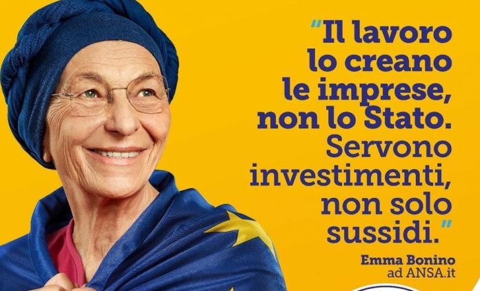 Emma Bonino contro i finanziamenti pubblci