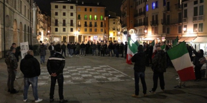 Vicenza ai Vicentini in una manifestazione a supporto di Rucco