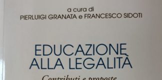 “Educazione alla legalità”, mercoledì la presentazione di un libro