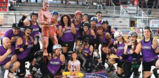 Le biancorosse del roller derby, The Anguanas, vincono il torneo nazionale