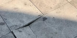 Cede mattonella su terrazza Basilica Palladiana: subito riparata, ma dal 1° luglio riapre il bar… mattonella terrazza