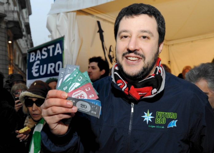 Salvini con i soldi del Monopoli per il debito della Lega?