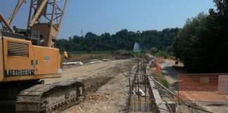 Bretella Albera-Variante Pasubio, assessore Cicero in sopralluogo: “cantiere ben avviato” Diaframmi del sottopasso delle Maddalene