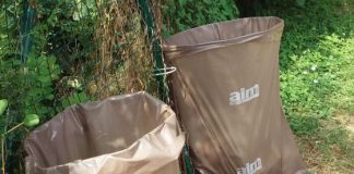 Sacchi marroni lungo il Livelon contro l’abbandono di rifiuti: Aim Ambiente posiziona i nuovi cestini