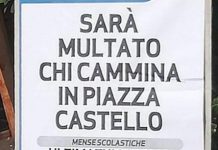 Multe in piazza Castello e scontro Rucco-Cicero, Colombara: “siamo alla follia, poi toccherà ai piccioni?” la locandina del GdV di oggi