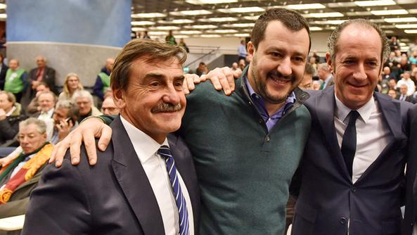 Da Re con Salvini e Zaia