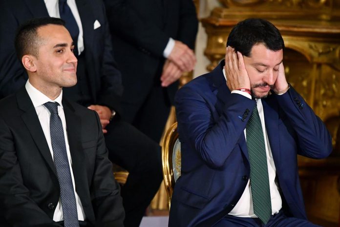 Di Maio e Salvini, una scena da divorzio