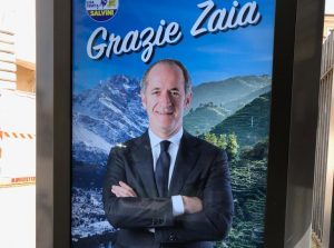 Il "poster" di Zaia