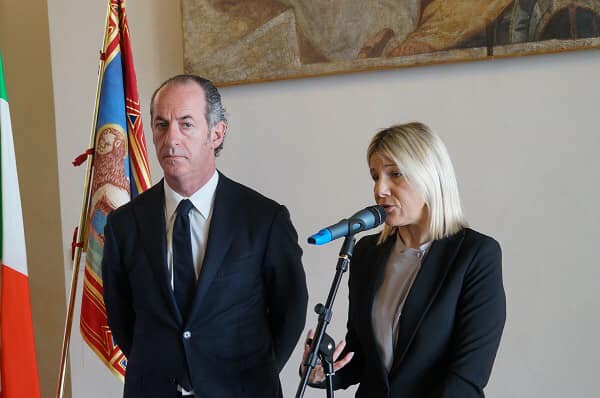 Sanità in Veneto: Manuela Lanzarin con Luca Zaia