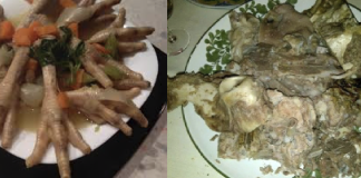 “Arte culi ‘n aria”, la quinta ricetta vicentina di Umberto Riva dal suo libro: Ossi, niente da sprecare perché “ciuciare i osi é un’arte” Arte culi ‘n aria, ossi di zampe di gallina e di mascio da ciuciare