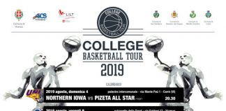 College Basketball Tour, la gara di venerdì 9 agosto a Vicenza è stata annullata