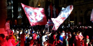 Signori e Queen per il LR Vicenza: il “cuore” della città batte sempre per la “mama” biancorossa Lane in piazza Signori