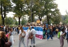 Coordinamento Studentesco: “colpiti” tangenziale, Benetton, Unicredit, San Felice ed ex Barcaro studenti in lotta per il clima a Vicenza