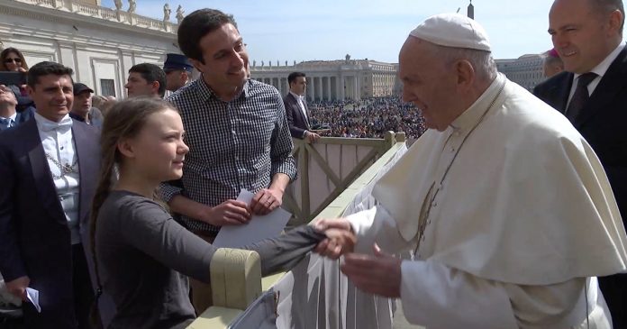 Papa Francesco e Greta