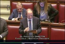 Tribunale di Vicenza, dibattito alla Camera. Zanettin: “rischio tilt”. Sottosegretaria Malpezzi: “scopertura contenuta” Pierantonio Zanettin in un suo intervento alla Camera